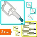 Hereveoyuncak Hacamat Pompası 2 Parmak + 4 Parmak Vakum Pompa Seti Pratik Kullanım 2'li Set W3ND6K