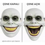 Hereveoyuncak Hareketli Çene Mekanizmalı Yeşil Koorku Maskesi