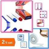 Hereveoyuncak Iran Yapıştırıcısı Çift Karışımlı Second Fix Twin Gum Uv Metal + Çift Taraflı Köpük Bant 19MMX5M