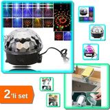 Hereveoyuncak Kumandalı Kristal LED Rgb Disko Topu + Vantuzlu Su Giderli Drenaj Katı Sabunluk - 2li Set J7U2Y5