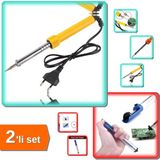 Hereveoyuncak Lehim Pompası + Lehim Havya 60W Kalem Havya Seti - Profesyonel Lehimleme Kit PZ78RT