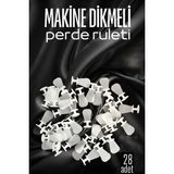 Hereveoyuncak Makine Dikmeli Perde Düğmesi Perde Ruleti Perde Düğmesi 28 Adett