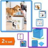 Hereveoyuncak Mama Saklama Kabı + Çok Amaçlı Dolap Içi Düzenleyici Kutu - 2li Set X1A2B3