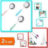 Hereveoyuncak Mangal Barbekü Lavabo Temizleme Fırçası + Biberon ve Şişe Temizleme Fırçası - 2li Set S0F5Y2