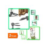 Hereveoyuncak Metal Fındık Kıracağı + Zeytin Çizme Aparatı Kesme Makinesi - Hediye Parmaklık - 2li Set A3M7Y5