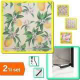 Hereveoyuncak Mikrofiber Bulaşık Altlığı + Banyo Mutfak Detay Için Ince Kıl Temizlik Fırçası - 2li Set W3X3B5