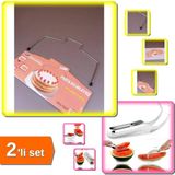 Hereveoyuncak Pasta Kesme Teli + Karpuz Dilimleyici - 2li Set K7E6T2