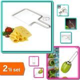 Hereveoyuncak Peynir Kesme Teli + Biberoy Pratik Dolma Biber ve Kabak Oyacağı - 2li Set B9Y1U4