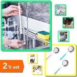 Hereveoyuncak Silikon Biberon ve Şişe Fırçası + Mangal Temizleme Fırçası - Barbekü Lavabo Fırçası - 2li Set A4Y8Y0