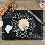 Hereveoyuncak Silikon Çok Amaçlı Geniş Hamur Matı Hamur Açma Matıı 40*50 cm