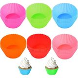 Hereveoyuncak Silikon Muffin Kalıbı - Sürekli Kullanım Muffin Kek Kallıbı 6 Adet