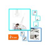 Hereveoyuncak Şişe ve Biberon Temizleme Fırçası + Kenarı Kavisli Detay Ince Kıl Temizlik Fırçası - 2li Set U8S9Y3