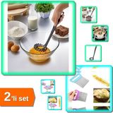 Hereveoyuncak Spiral Çırpıcı Plastik Çırpma Aparatı + Pratik Kolay Patates Meyve Sebze Dilimleyici - 2li Set H8E7W