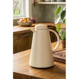 Herevin 161714-590 Plastik Termos Çay Termosu Su Termosu Sürahi 1,2 Litre Krem