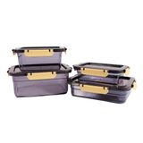 Herevin 162400-802 Saklama Kabı-3'lü Set