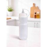 Herevin Sıkma Sos Şişesi 660 ml Plastik Sosluk Akıtmaz Kapaklı Ketçap Mayonez Sos Şişesi Mutfak ve Restoran Kullanımı