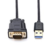 Herfair Monitör için USB'den VGA Adaptörüne 6.5FT USB 3.0-15Pin D-sub Dönüştürücü Kablosu 1080P Video Görüntü Kablosu Desteklenen Mac OS/Windows 10/8/7 Sistemleri Yalnızca (Sürücü Yüklü Gerektirir)