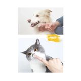 HERFİE Evcil Hayvan Kedi Köpek Parmak Diş Fırçalama Temizleme Aleti Diş Fırçası