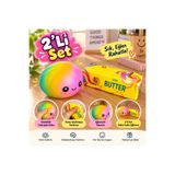 Heribom Gökkuşağı Jel Dolgulu XL Boyut Çin Mantısı - Tereyağ Butter Sukushi Squishy