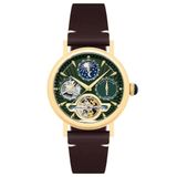 HERITAGE BEAUFORT DUAL TIME DATE OPEN HEART Otomatik ES-8309-02 Erkek Kol Saati