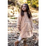 Heritage Çift Katlı Wellsoft Çocuk Giyilebilir Battaniye - Peluş Panço Oversize - ZTPUFBAT