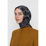 Heritage Desen Organik Eşarp Antrasit