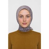 Heritage Desen Organik Eşarp Duman