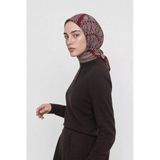 Heritage Desen Organik Eşarp Mor