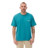Heritage Erkek Mavi Outdoor T-Shirt CS0376-430