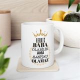 Herkes Baba Olabilir Ama Babişko Olamaz- Doğum Günü Hediyesi - Hediye Porselen Kupa Bardak Beyaz