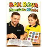 Herkes İçin Bak Boya Mandala Boyama Kitabı