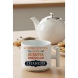 Herkes Özeldir Ancak Şubatta Doğanlar Efsanedir Baskılı Doğum Günü Hediyelik T Kulplu Kupa Bardak, QB1L8262-02ŞUBAT