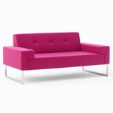 Herkese Mobilya Pink İkili Ofis Kanepesi
