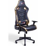 Herkese Mobilya WOXUP HOLY Victory Gold Oyuncu Koltuğu | Premium Gaming Koltuk | Lüks E-Spor Ekipmanı - Siyah - Gold