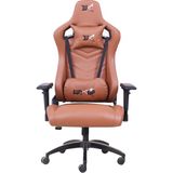 Herkese Mobilya WOXUP PRIME Series Vertex Oyuncu Koltuğu | Premium Kahverengi Deri Gaming Koltuk | Ergonomik E-Spor Ekipmanı - Taba