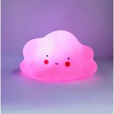 herkesetoptantic 3D Silikon Bulut Gece Lambası (Pembe)