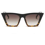 herkesetoptantic Cat Eye Dörtgen Güneş Gözlüğü (Leopar)