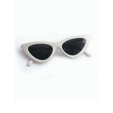 herkesetoptantic Cat Eye Retro Güneş Gözlüğü (Beyaz)