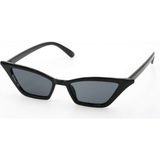 herkesetoptantic Cat Eye Vintage Retro Dörtgen Güneş Gözlüğü (Siyah)