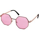 herkesetoptantic Sekizgen Unisex Güneş Gözlüğü (Eflatun) - Açık Pembe