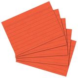 Herlitz 10901197 Kartotek A7 100 Yaprak Çizgili Turuncu