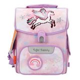 Herlitz TGJL-075A Unicorn Desenli Pembe Mor Okul Çantası