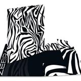 HERMA 19687 Dosya Dosyası DIN A4 Hayvan Baskılı Zebra 3'lü Set, Sağlam Karton, Baskılı İç Kapak ve Lastik Bantlı Düzenleme Dosyası Çocuklar, Erkek ve Kız Çocukları için Evrak Dosyası
