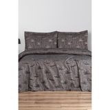 Hermes 3 Parça Çift Kişilik Pike Takımı 230X250 Antrasit