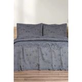 Hermes 3 Parça Çift Kişilik Pike Takımı 230X250 Gri