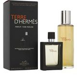 Hermes Terre D'hermes Pure Parfum 125 Ml + 30 Ml Travel Size Erkek Parfüm Seti