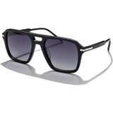 Hermod OLD2090S-C2-53 Polarize Unisex Güneş Gözlüğü - Siyah
