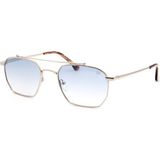 Hermod PS33224-C21 53 Polarize Unisex Güneş Gözlüğü - Mavi Degrade