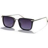 Hermod SPL727-C6-52 Polarize Unisex Güneş Gözlüğü - Siyah