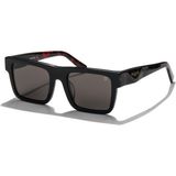 Hermod SPR19W-F-C2-52 Unisex Güneş Gözlüğü - Siyah